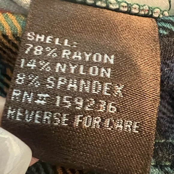 J. McLaughlin Catalina Cloth Stretch Ankle Pants Women's XS Pull On Plaid $198 - Picture 4 of 9